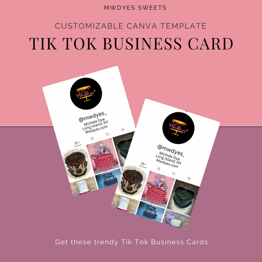 TikTok Business Card