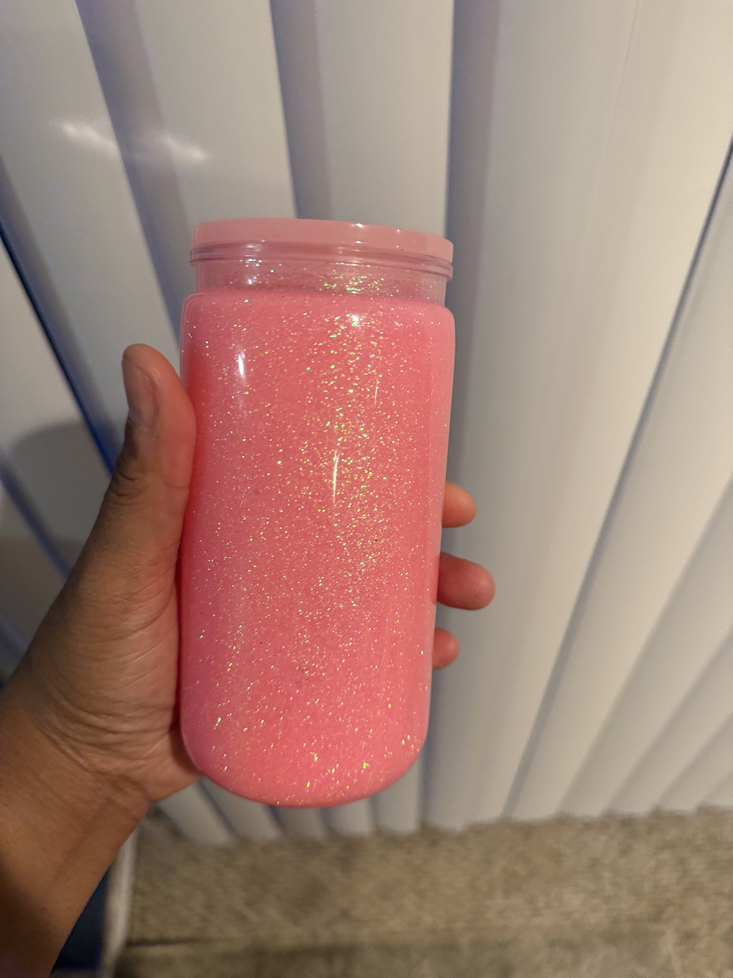 Pink (Fine Glitter cup)